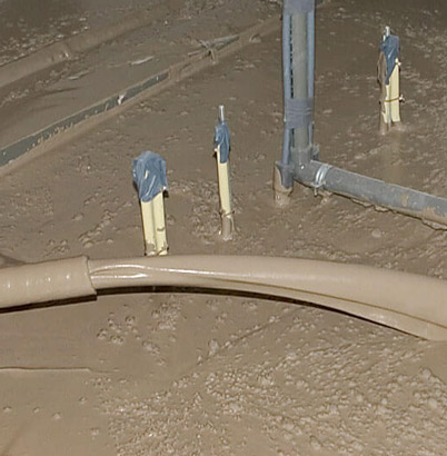 Vloeruitvulling met schuimbeton Vloeruitvulling met schuimbeton