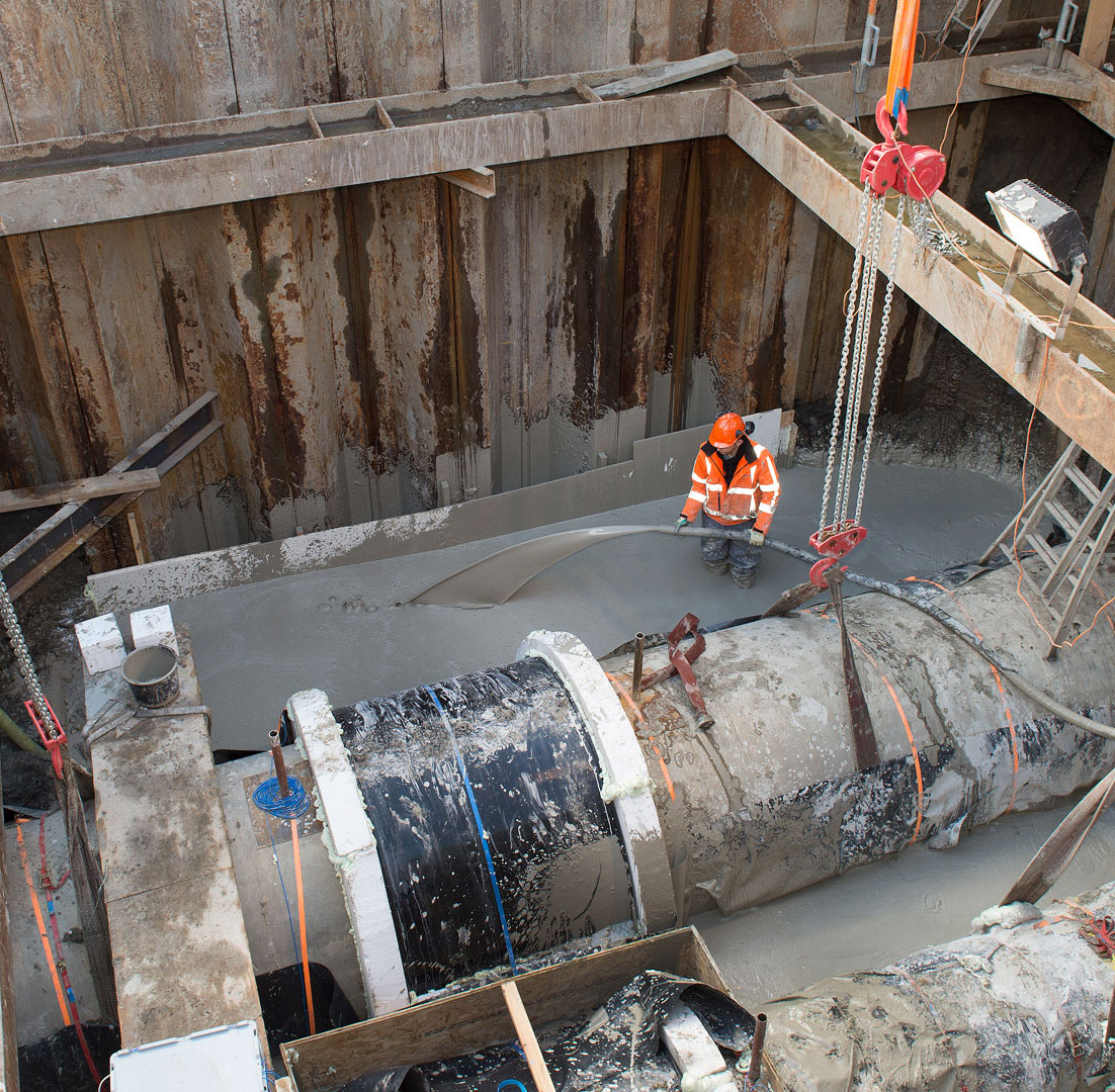 Vulmateriaal Schuimbeton Wegenbouw