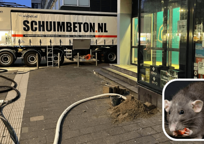 Project Schuimbeton Amsterdam (bestrijding ongedierte)