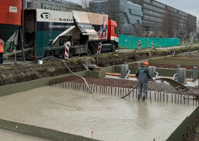 Schuimbeton als (licht) fundering voor Tramlijn 19 TU Delft