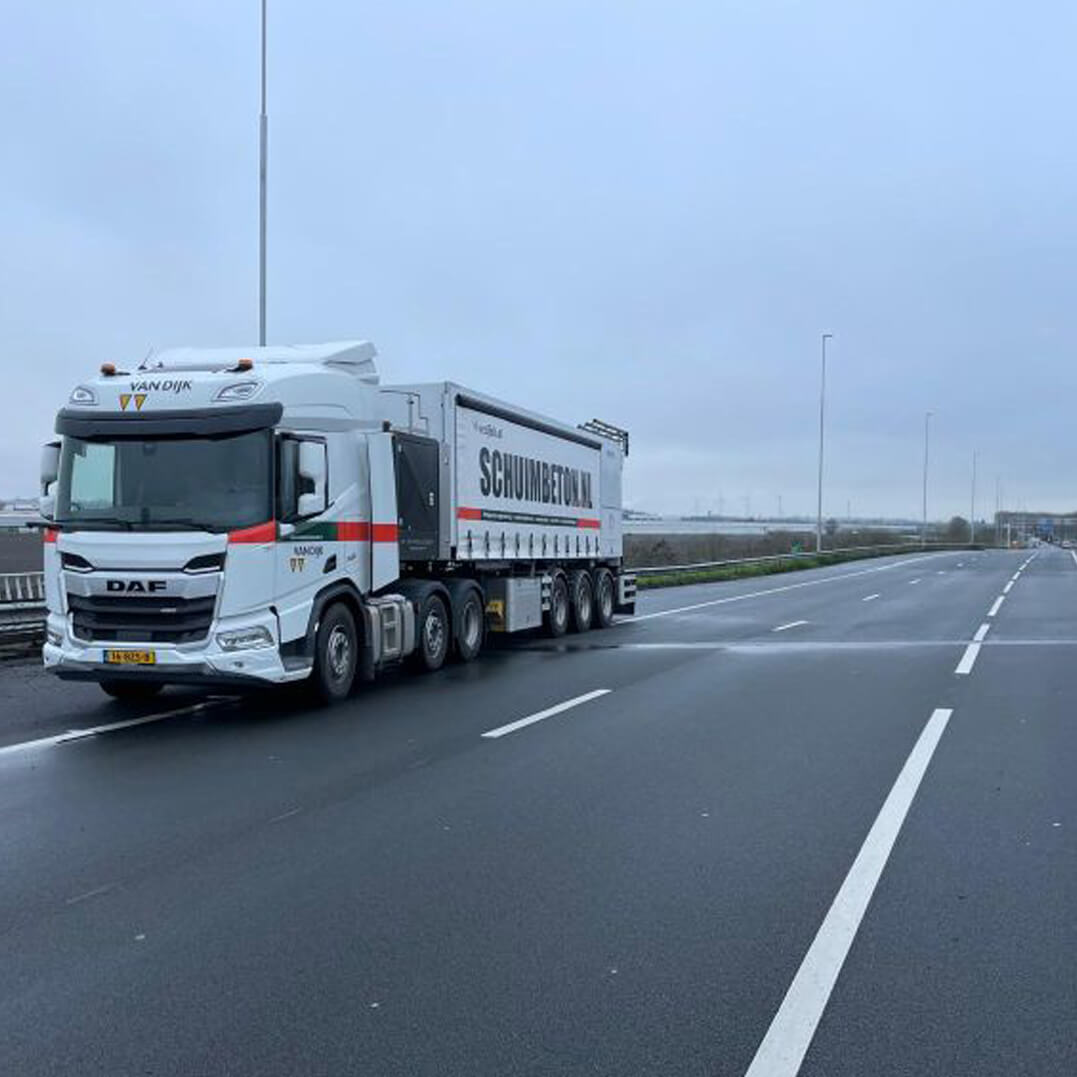 Schuimbeton onder stootplaten a12 Gouda