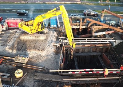 Schuimbeton reparatie persleiding Den Haag