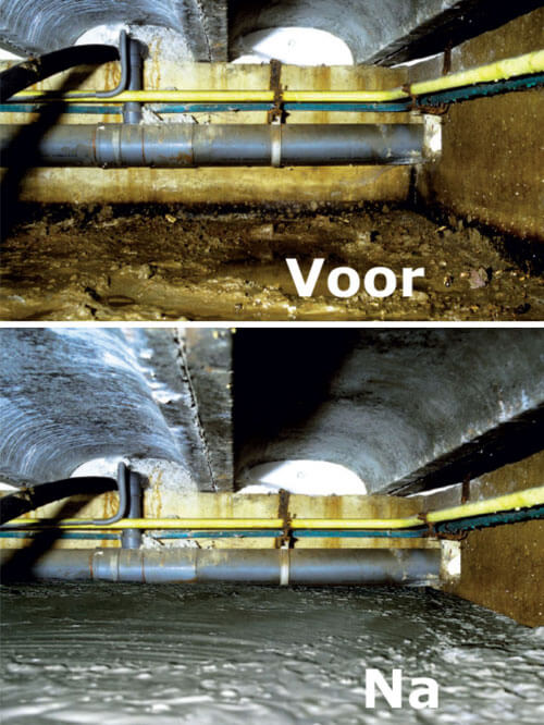 Asbest isoleren met schuimbeton