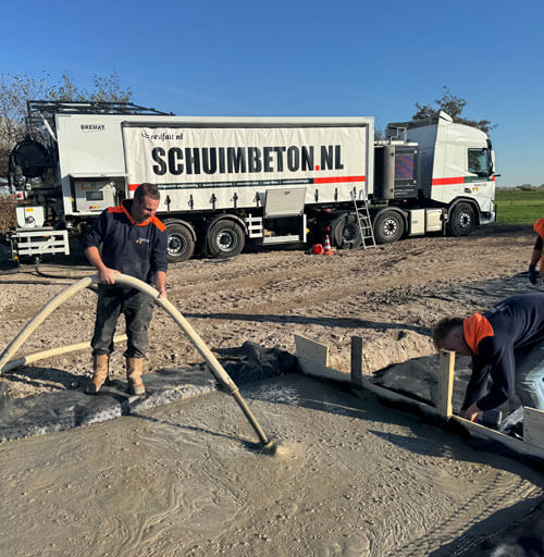 Schuimbeton als funderingsmateriaal