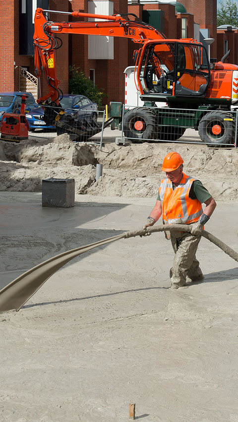 Schuimbeton in de wegenbouw