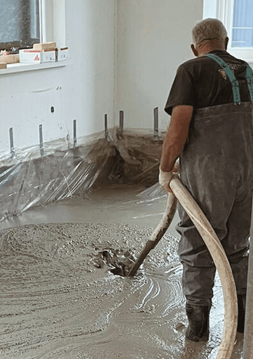 woningbouw Evenwichtsfundering schuimbeton