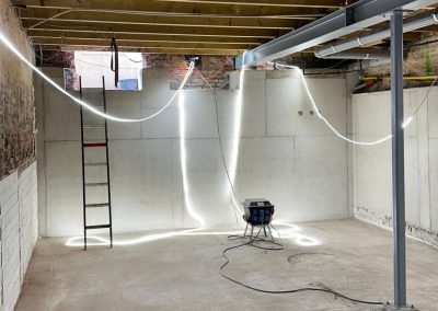 Schuimbeton kruipruimtevulling na funderingsherstel Volmarijnstraat Rotterdam