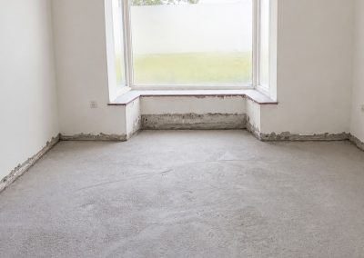 Schuimbeton vloerisolatie bij vloerrenovatie in &lsquo;s-Gravenzande (Westland)